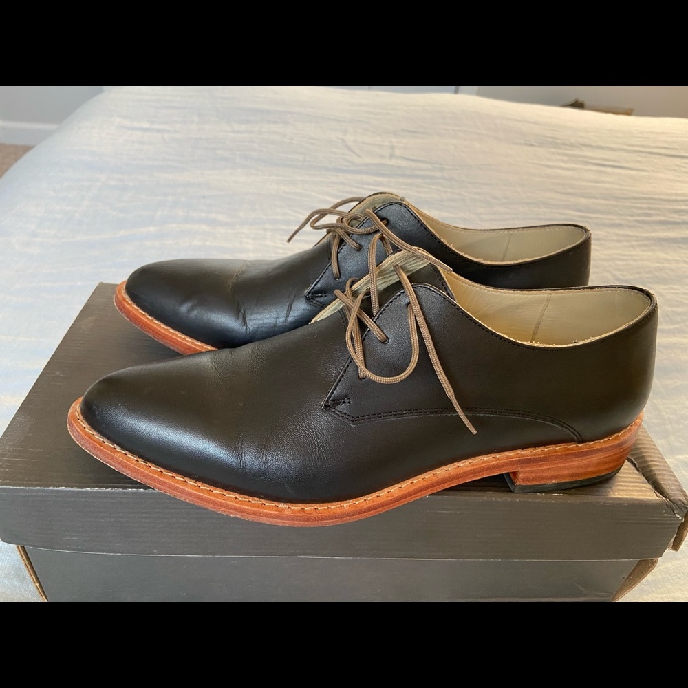 Nisolo James Oxford, black, size 9.5